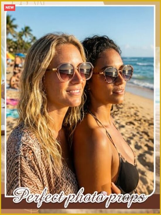 3 Pcs Butterfly Sunglasses for Women Fashion Retro Design main image 7